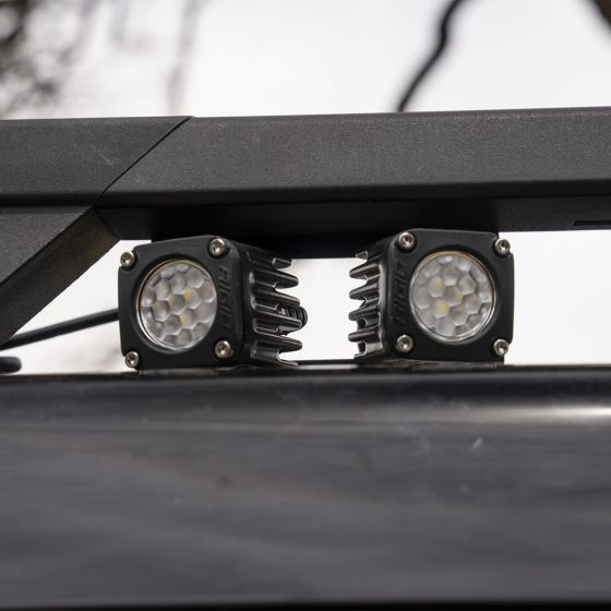 2021 Ford Bronco Sport Overland Roof Rack LED Light Mount Kit Includes Four Ignite Pod Lights With Diffused Flood Optics
