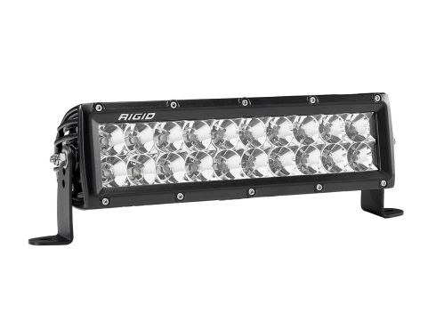 Photo of a black 10 Inch E-Series light bar with flood optic