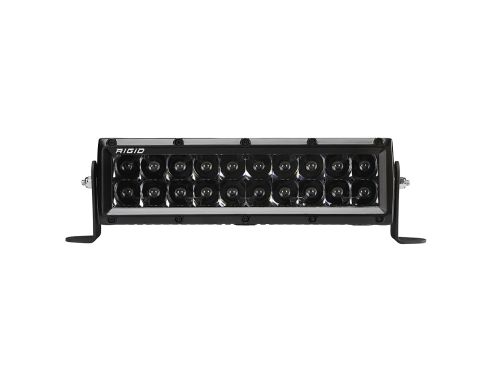 110213BLK - Front View of E-Series Pro 10 inch Midnight Edition Light with Spot Optics
