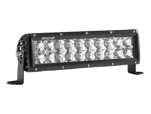 Photo of a black 10 Inch E-Series light bar with a combo of spot and flood optics