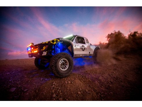 400283 - A-Series Rock Light Kit with six Blue Lights