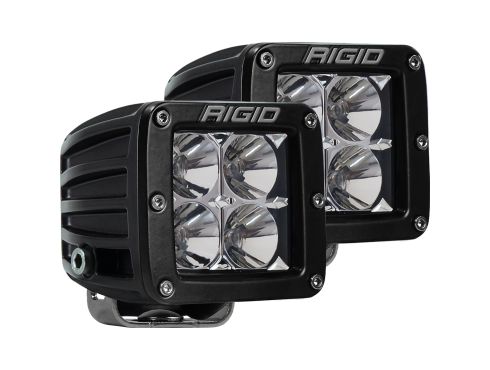 202113 - Set of Black D-Series PRO Lights  with Surface Mounts and Flood Optics