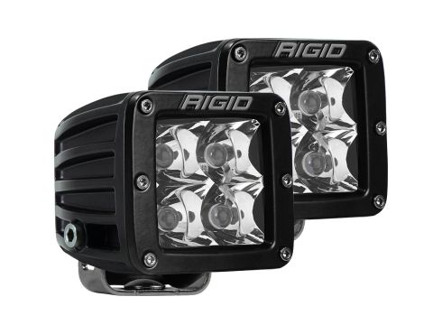 202213- Pair of Black D-Series PRO Surface Mount Lights with Spot Optics