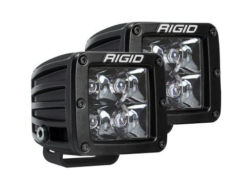 202213BLK - Surface Mounted Black D-Series Pro Midnight Light Pair with Spot Optics