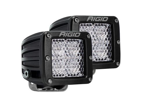 202513 - Black Surface Mounted D-Series Lights with Diffuse Flood Optics