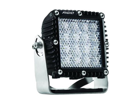 244513 - Black Q-Series Light with a surface mount and Flood Diffuse Optics