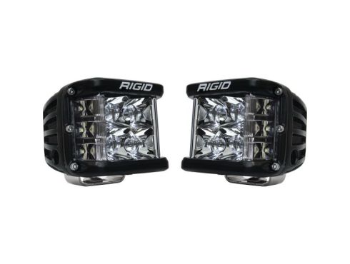 Photo of a pair of black D-SS light pods with spot optics