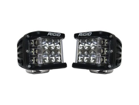 Photo of a pair of black D-SS light pods with drive optics