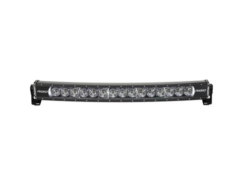 Rigid Radiance+ RGBW Curved 30 Inch Bar with white backlight turned on
