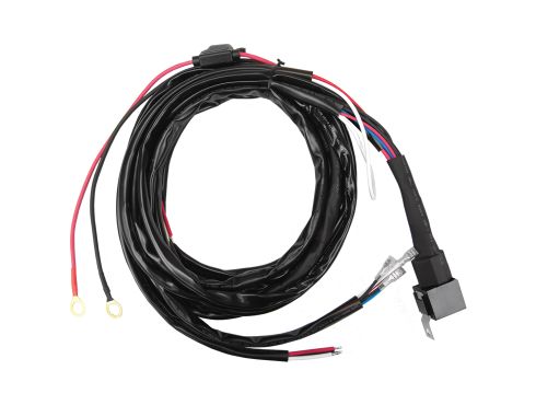 Photo of a wire harness for a pair of lights requiring three wires
