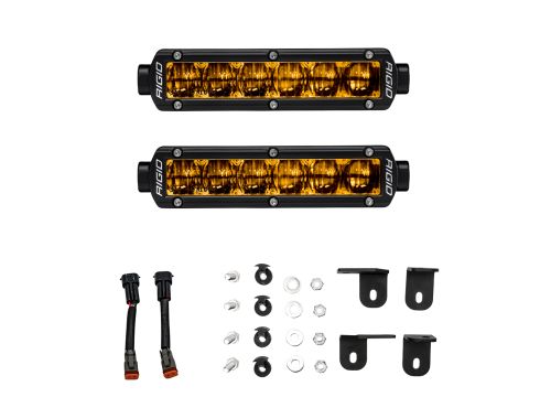 Rigid's 2022+ Tundra SR-Series 6 Inch Selective Yellow SAE Light Kit