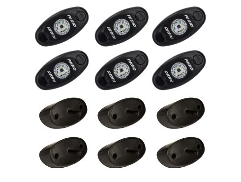 400293 - A-Series Rock Light Kit with six Amber Lights