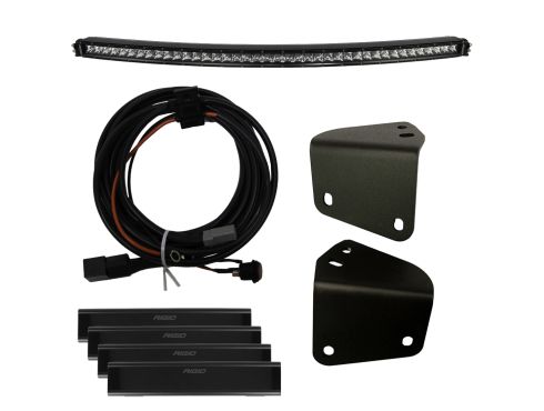 46714 - 2021 Ford Bronco LED Light Bar Roof Mount Kit, Includes 40 Inch RDS SR-Series Curved Light Bar With Spot Optics