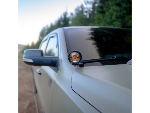 46717 - 2019+ Dodge RAM 1500 A-Pillar LED Light Mounts