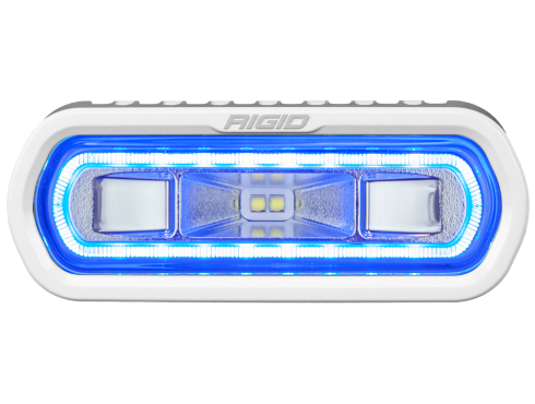SR-L Series Marine Spreader Pod Surface Mount White With Blue Halo