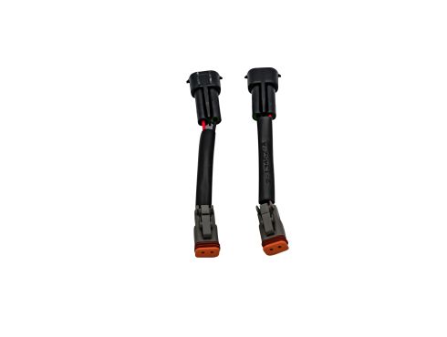 55011 - A pair of H11 plug to Deutsch plug adapters