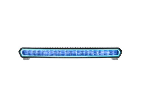 SR-L Series 20 Inch OFF-ROAD LED Light BAR Black with Blue Halo