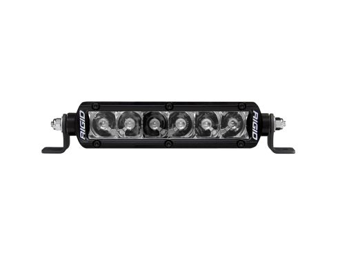 Photo of a 6 Inch Midnight Edition SR-Series light bar with spot optics