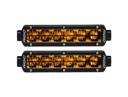 SR-Series PRO DOT/SAE J583 6 Inch Fog Light Selective Yellow Surface Mount | Pair