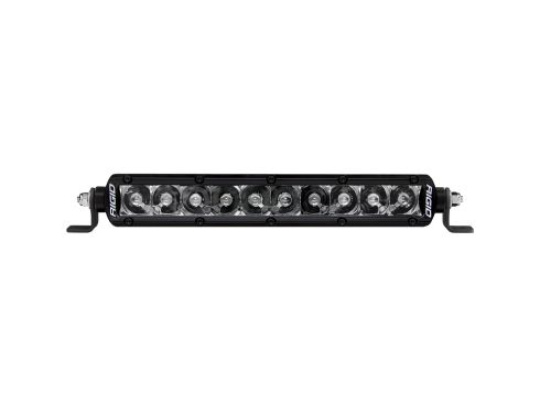 Photo of a 10 Inch Midnight Edition SR-Series light bar with spot optics