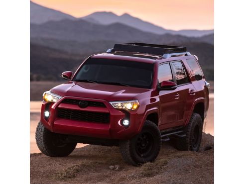 Photo of  Rigid's 4 Inch 360-Series Fog Bracket for the 2014+ Tundra and 4Runner, and the 2016+ Tacoma