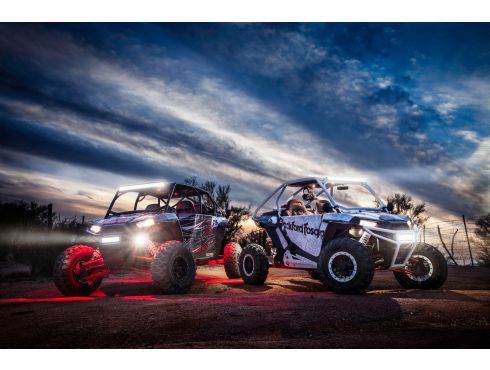 400213 - A-Series Rock Light Kit with four Red Lights