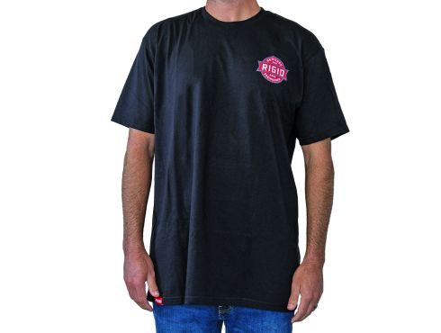 Rigid Badge Graphic T-Shirt - Black