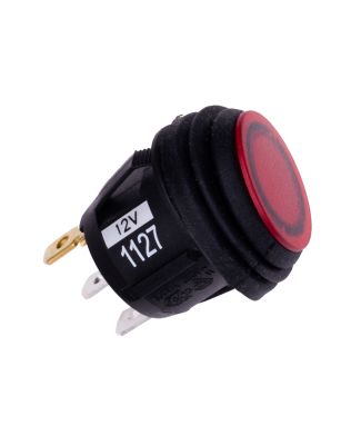 Photo of Rigid's red 2-position rocker switch