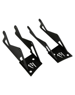 Photo of Dual D-Series A-Pillar mounting brackets for the 2007-2017 Jeep JK