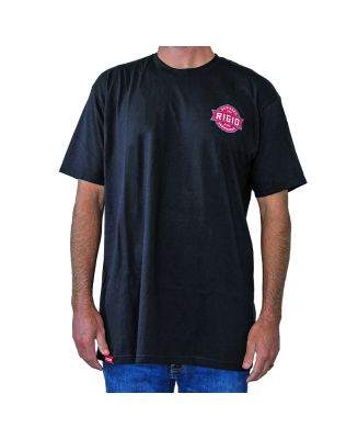 Rigid Badge Graphic T-Shirt - Black