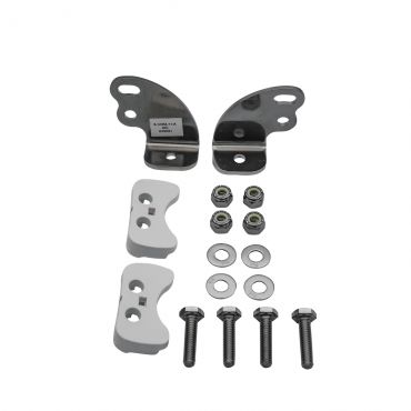 131625 - RDS SR-Series Hardware Kit with mounting brackets and hardware for white casing