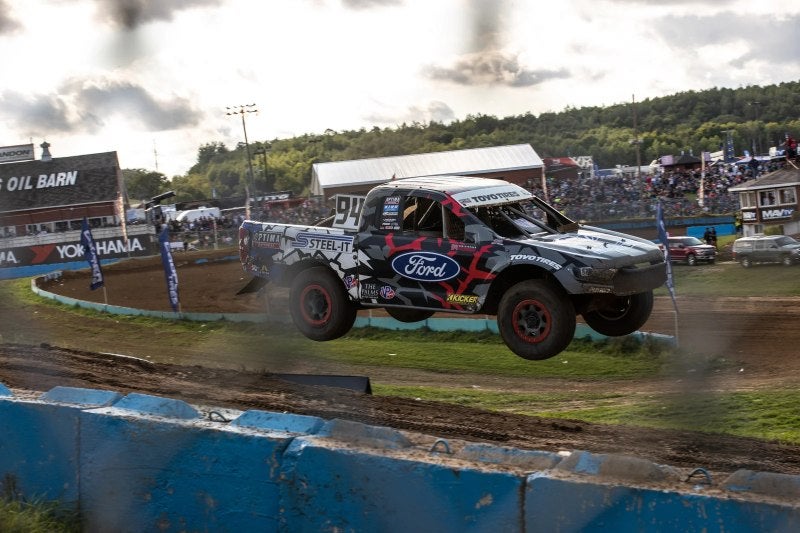 Christopher Polvoorde's vehicle on track at Potawatomi Brush Run