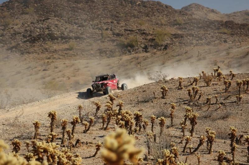 Jim Beaver vehicle driving on desert road