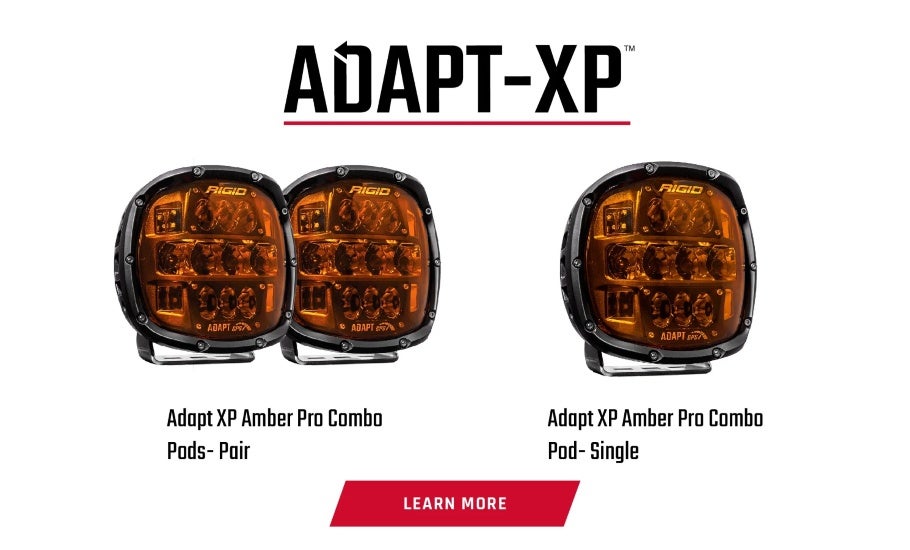 RIGID Adapt-XP Amber Pro Combo Pod Lights