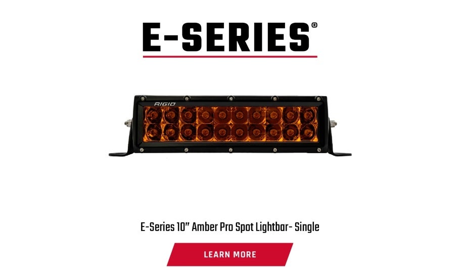 RIGID E-Series Amber Pro Spot Lightbar