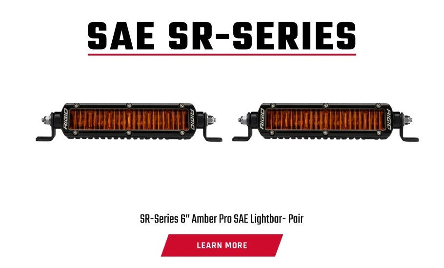 RIGID SAE SR-Series Amber Lightbar
