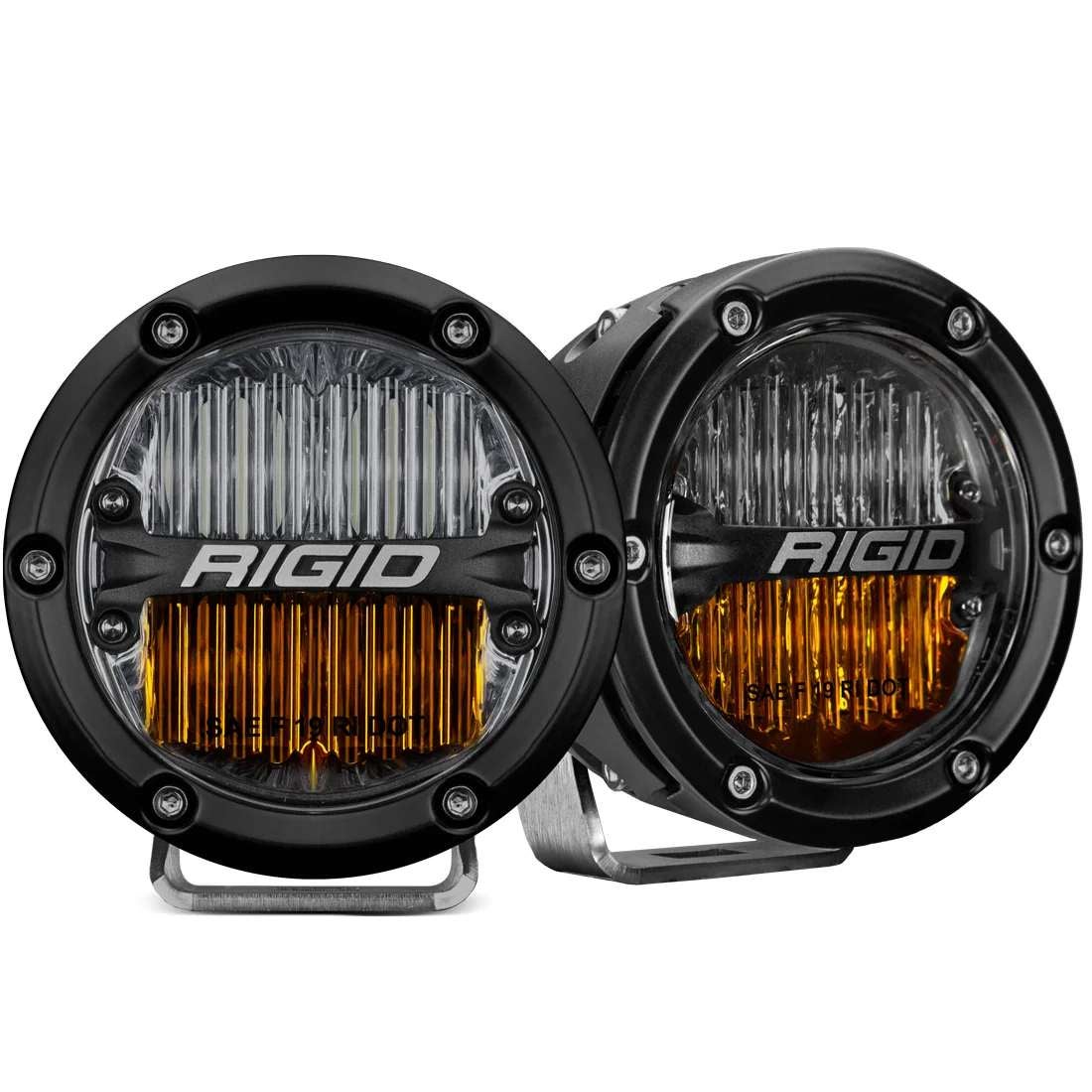 RIGID 360 Series SAE_DOT Yellow_White fog lights