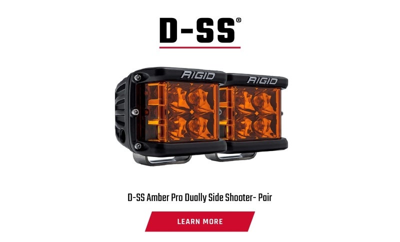 Rigid D-SS Amber Pro Dually Side Shooter Pair